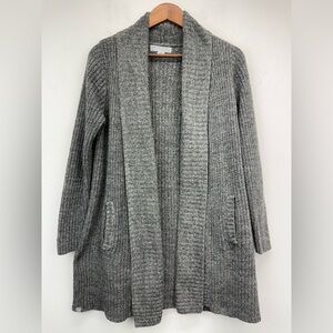 Barefoot Dreams size Medium Women’s Gray Cozychic Lite Knit Cardigan Sweater